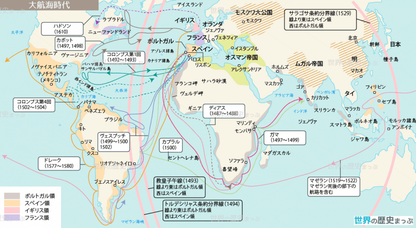 大航海時代 世界の歴史まっぷ